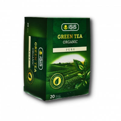 ISIS GREEN TEA ORGANIC PURE 20 FILTER BAGS